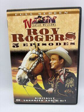 TV Classic Westerns Roy Rogers 5 Episodes Digitally Enhanced Audio Full Screen